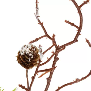 Springos CA1205 Artificial Christmas Branch, 33 cm Decorative Holiday Greenery