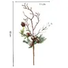 Springos CA1205 Artificial Christmas Branch 33 cm Photo 5