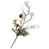Искусственная новогодняя ветка Springos CA1205 33 см Photo 4