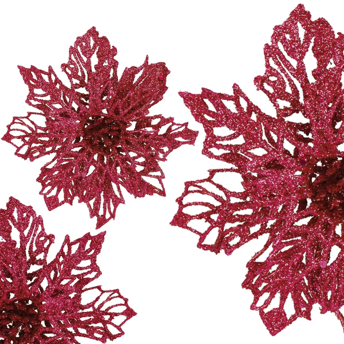 Springos CA1261 Artificial Poinsettia Flower Photo 4