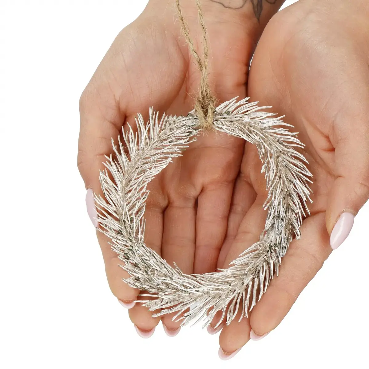 Springos CA1209 Mini Wreath Christmas Tree Decoration 10 cm Photo 2