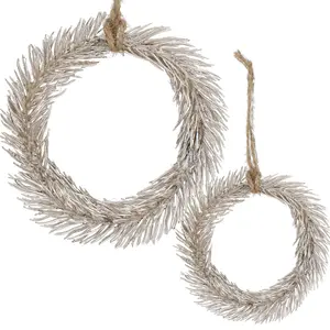Springos CA1209 Hanging Christmas Tree Decoration Mini Wreath 10 cm