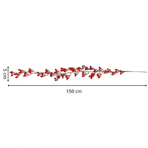 Springos CA1214 Artificial Rowan Berry Christmas Wreath for Door Decoration
