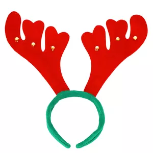 Springos CA1288 Christmas Headband with Reindeer Antlers and Bells