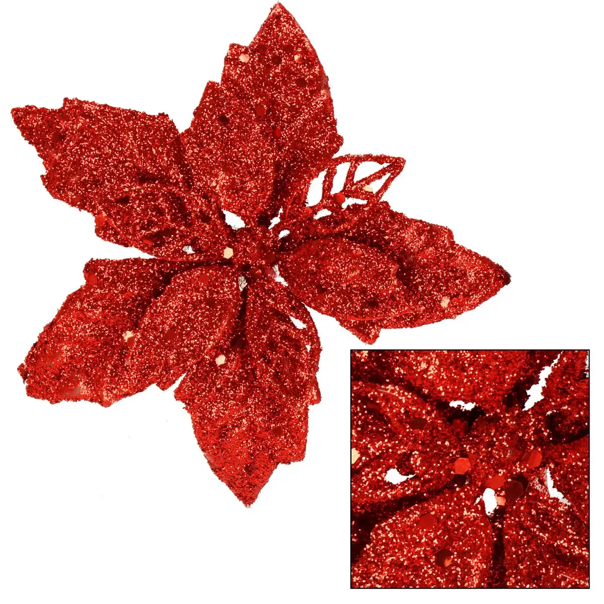 Mākslīgā puansetija Springos CA1257 13 cm Photo 3