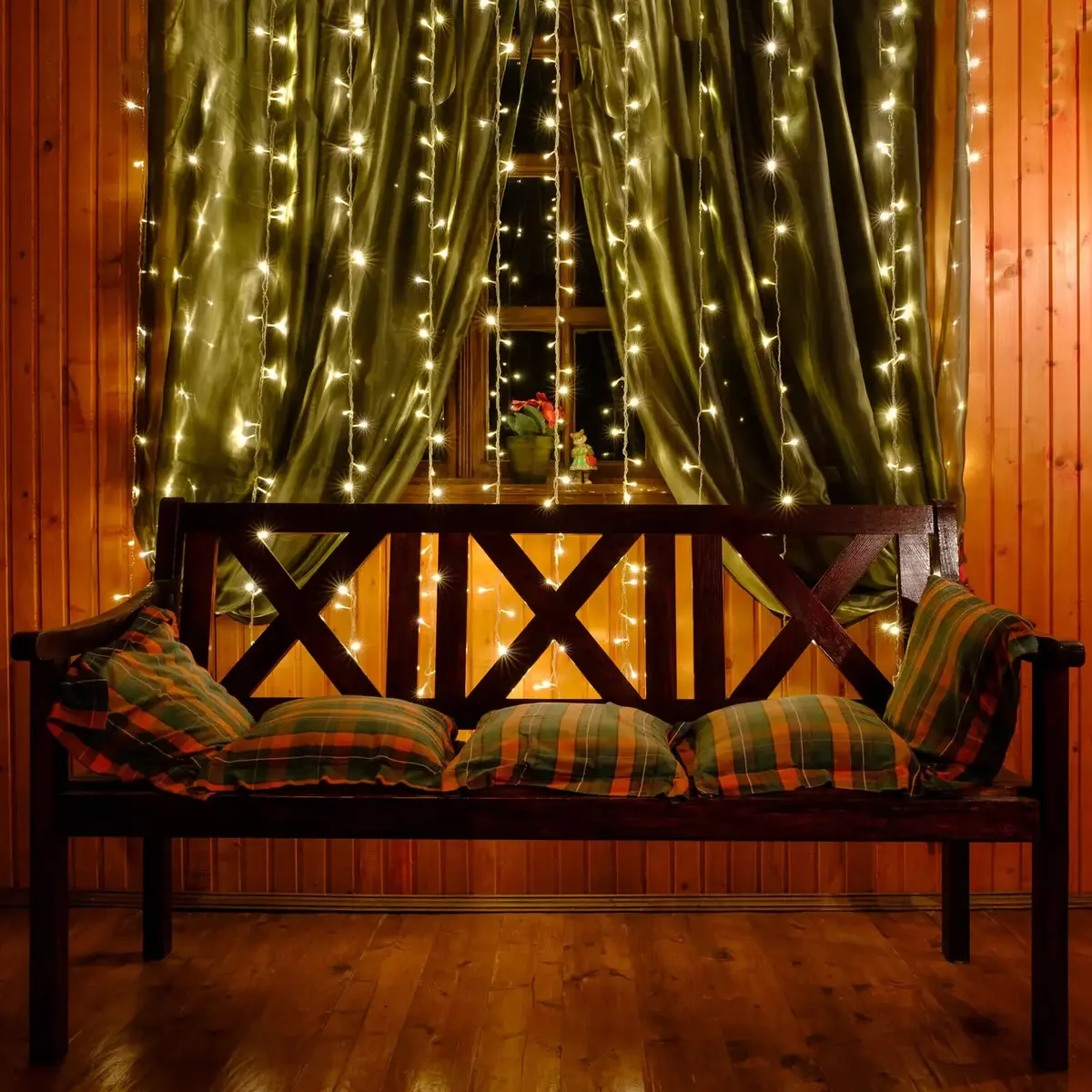 Gaismas virtene Springos CL4053 — 300 LED siltā balta Photo 3