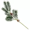 Искусственная рождественская ветка Springos CA1312 34 см Photo 3