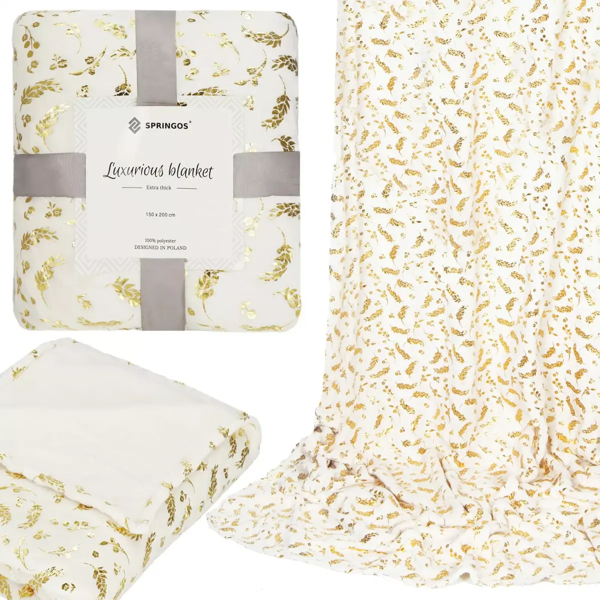 Throw Blanket Springos HA7312 150x200 cm Photo 4