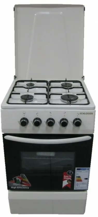 Gāzes plīts SCHLOSSER FS4401MXZC, 4 degļi