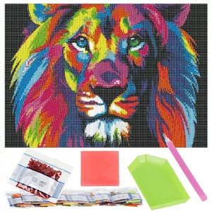 Diamond painting kit Springos DP0040 — mosaic embroidery set with drills for hobby crafting