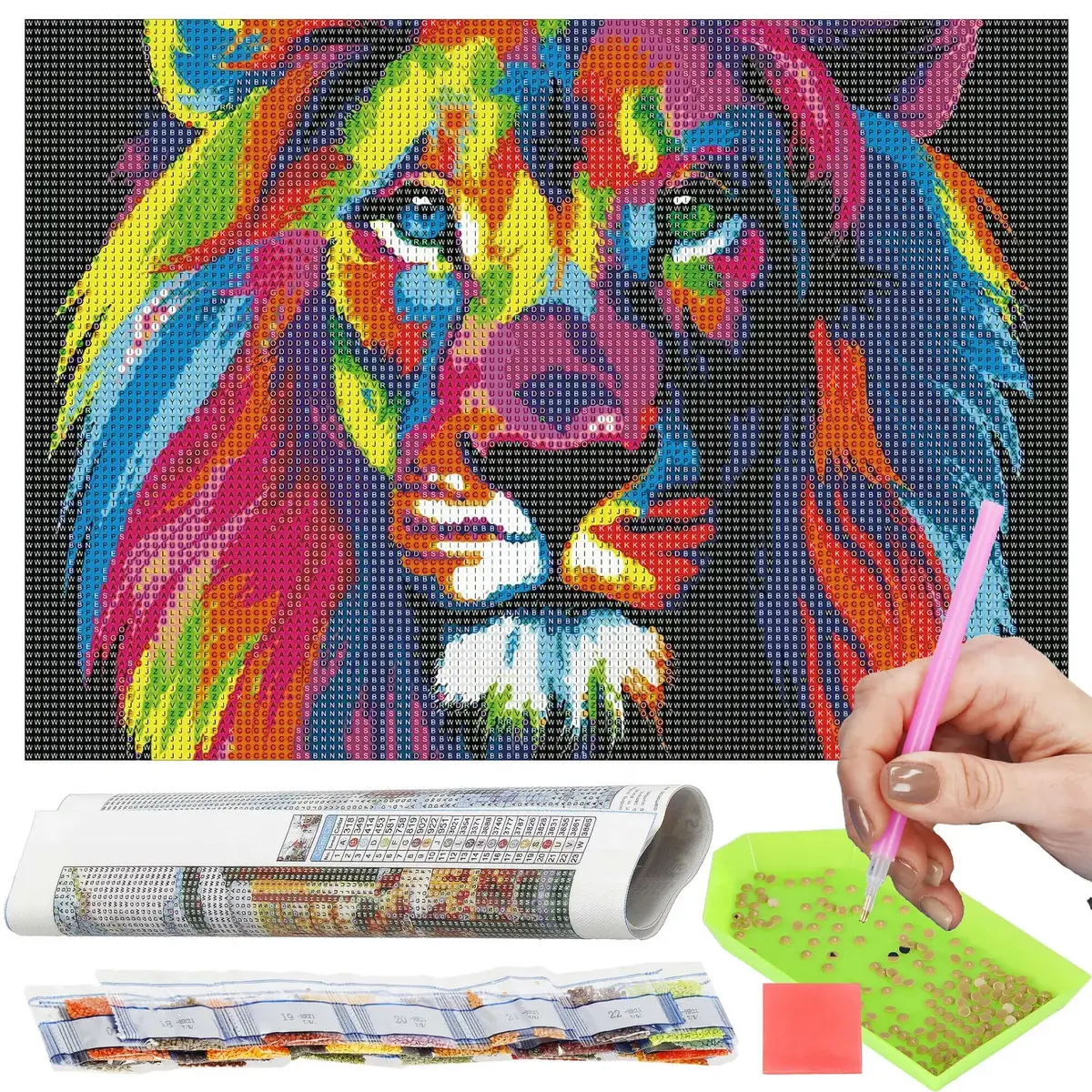 Diamond painting kit Springos DP0040 Photo 4