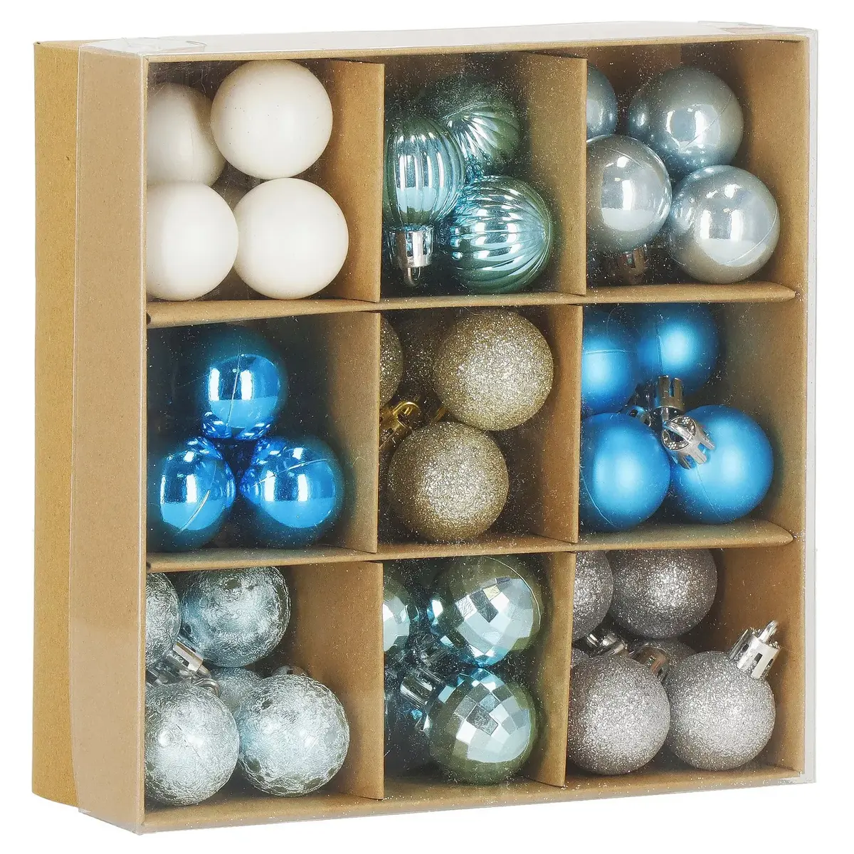 Springos CA1129 Christmas Tree Baubles Set (54 Pieces) Photo 5
