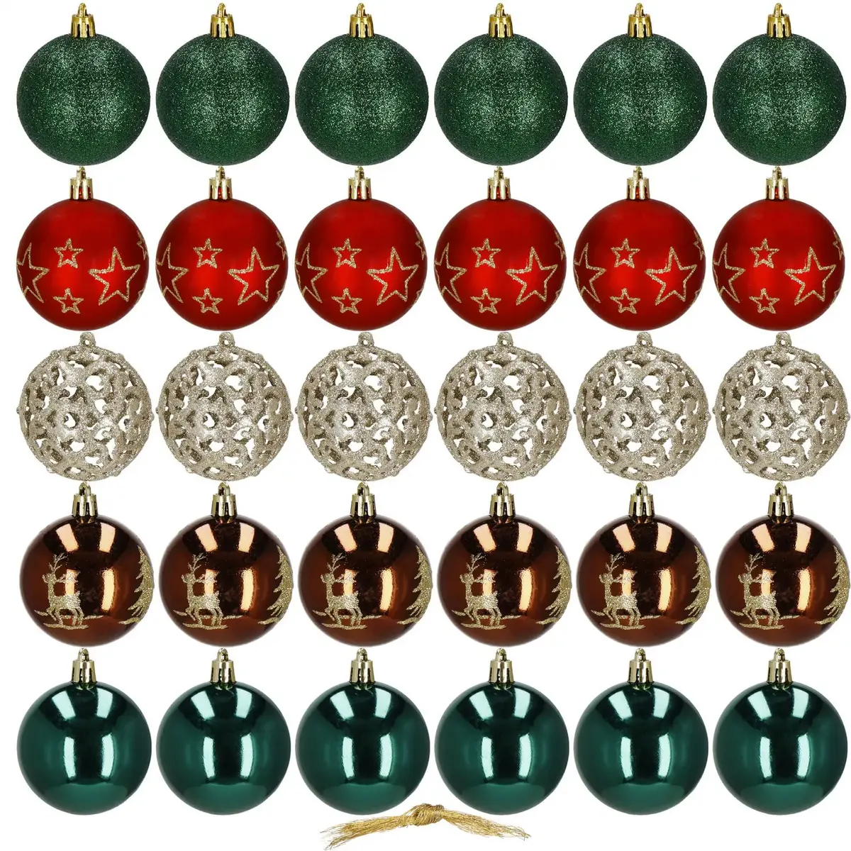 Springos CA1133 Christmas Baubles Set Photo 5