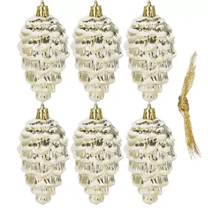 Springos CA1171 Christmas Tree Decoration Set, 6 Pieces