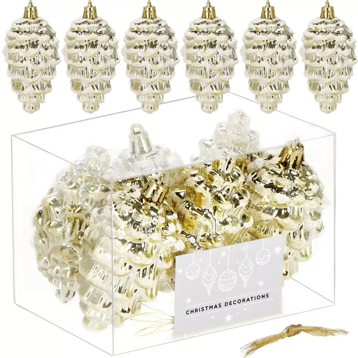 Springos CA1171 Christmas Tree Decoration Set Photo 4