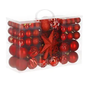Springos CA1159 Christmas Tree Ornament Set, 101 Pieces
