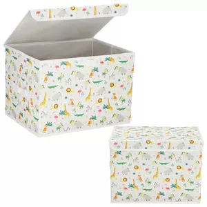 Glabāšanas kaste Springos HA0151 30×32×43 cm plastmasas organizators, kārtojams ar vāku