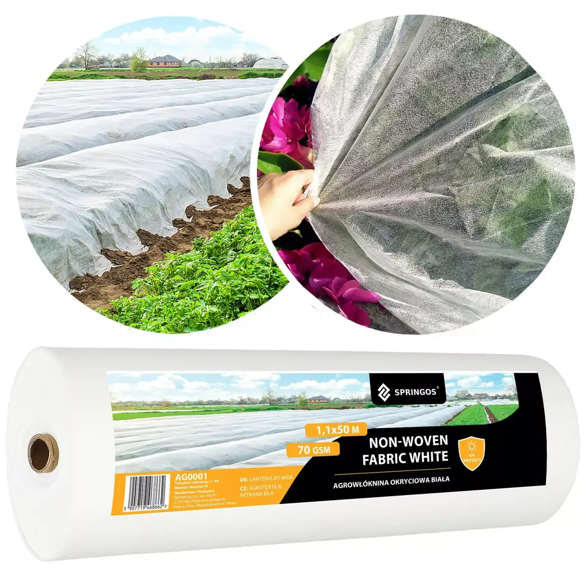 Springos AG0001 agrotekstilija 70 g/m² Photo 3