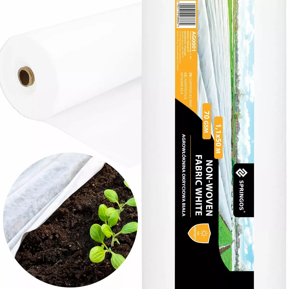 Springos AG0001 agrotekstilija 70 g/m² Photo 5