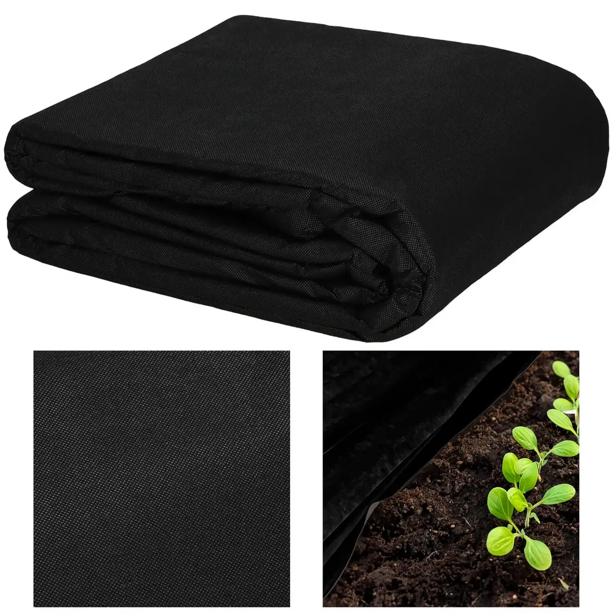 Weed control fabric Springos AG0020 50 g/m² 1.6x5 m Photo 3