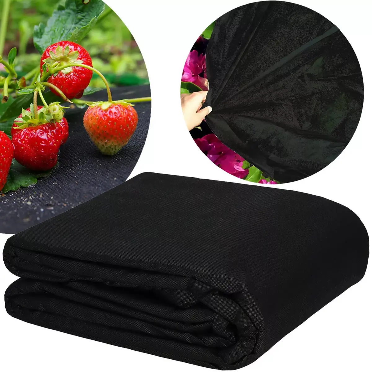 Weed control fabric Springos AG0020 50 g/m² 1.6x5 m Photo 4