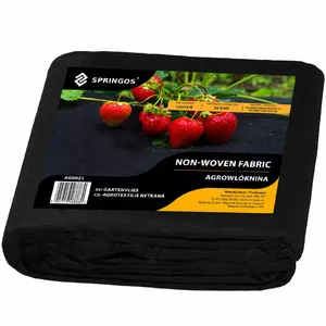 Garden weed control fabric Springos AG0021 50 g/m² 1.6 x 10 m - weed barrier