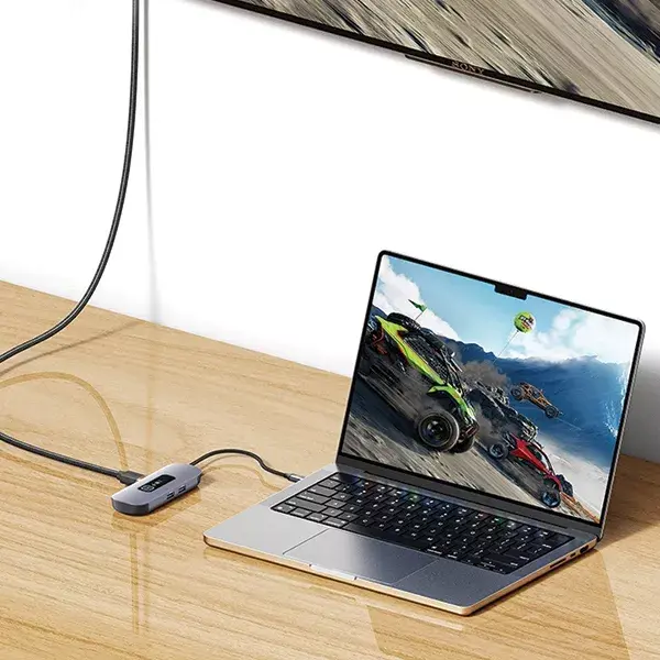 usams SJ642HUB01 USB‑C адаптер‑хаб 6‑в‑1 Photo 4