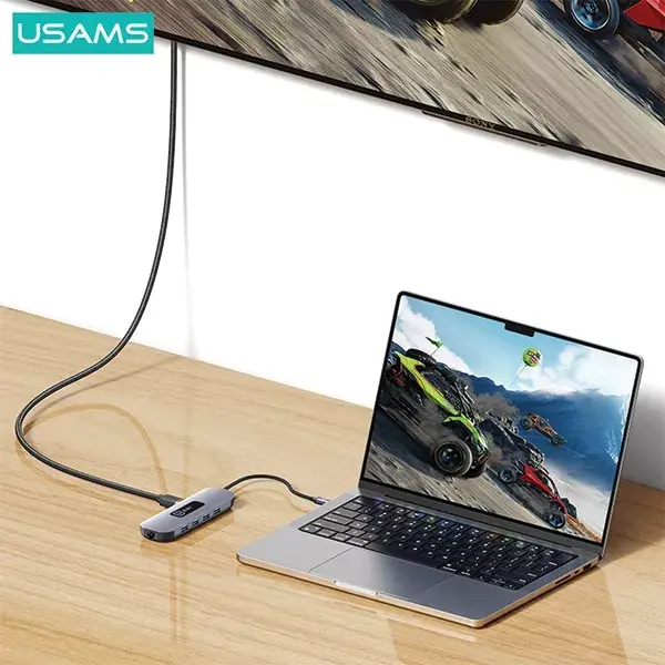 USB hub usams SJ644HUB01 10in1 Photo 4
