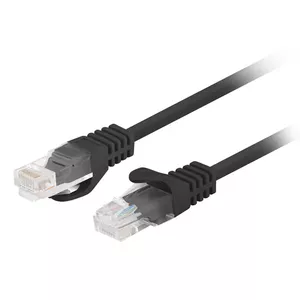 Network cable LANBERG PCU6-20CC-0200-BK Cat6 U/UTP RJ-45 to RJ-45 2 m Black