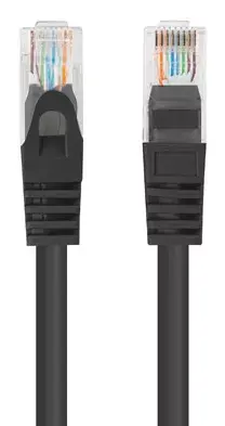 Kabelis LANBERG PCU6-20CC-0200-BK Cat6 2 m Photo 2