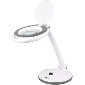 Table lamp Rebel NAR0462-2 white — desk magnifier lamp, 6W LED (model NAR0462-2)