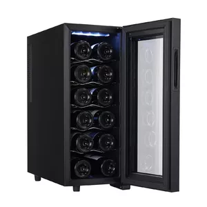 Adler Beverage Pantry AD 8083 G energoefektivitātes klase Brīvi stāvošs Pudeļu tilpums 12 Melns