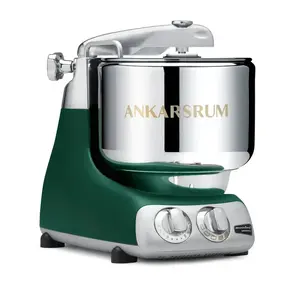 Stand mixer Ankarsrum Assistent 6230 Forest Green — 1500W, 7 L stainless steel bowl, recycled aluminum, handmade in Sweden