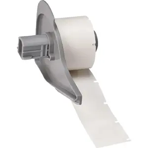 Vinyl self-laminating cable label Brady M7-19-427 white/transparent 25.40×9.53 mm for cable Ø 2.70–5.10 mm