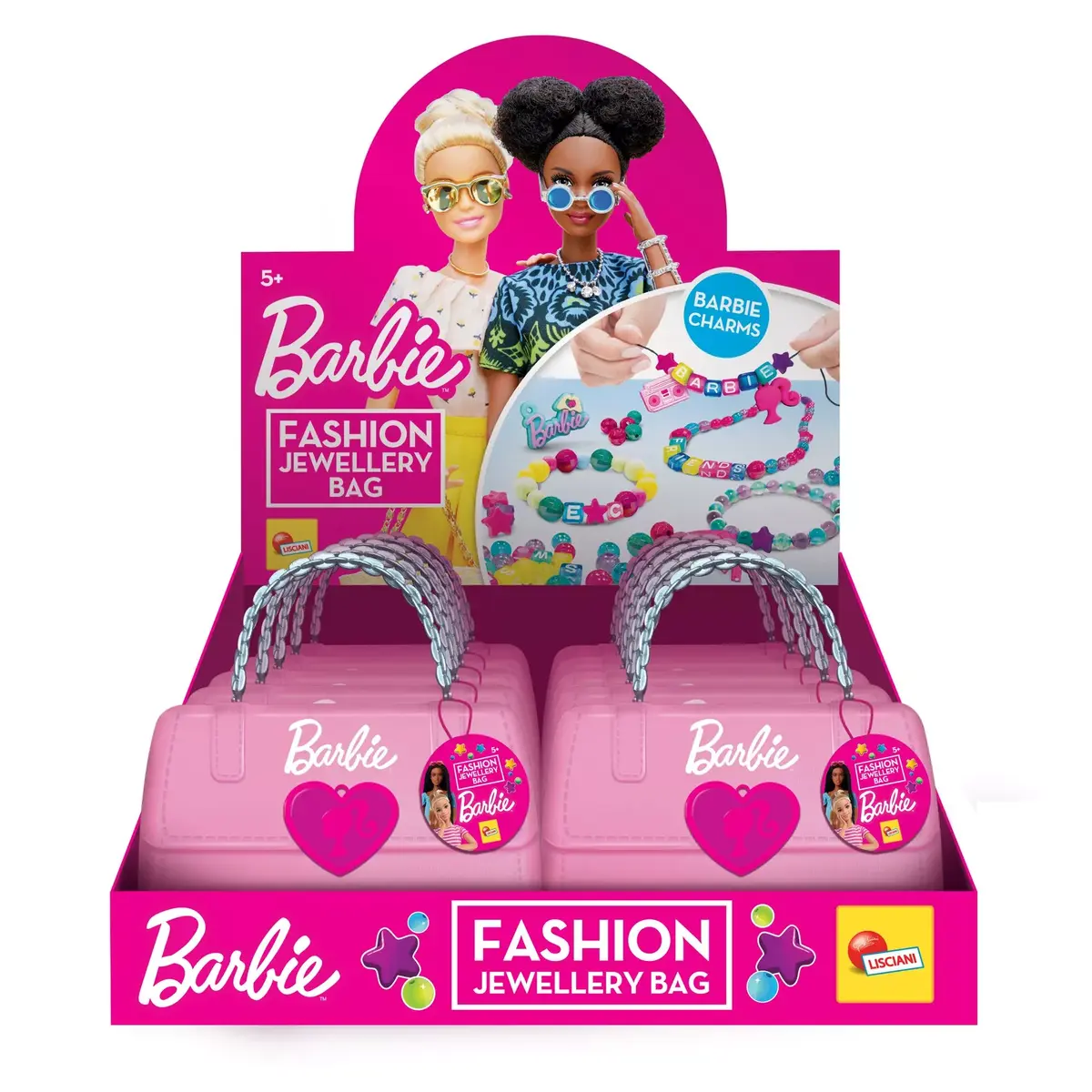 Lisciani Barbie Fashion Jewellery Bag Display 12 набор Photo 2