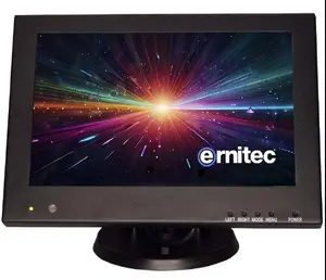 Ernitec 0070-24108-M монитор видеонаблюдения 8 дюймов 800 x 600 LCD черный промышленный с HDMI и VESA креплением