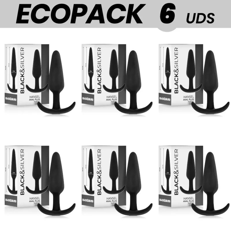 Anālā dzelzs black&silver ECOPACK 6 gab