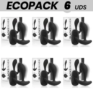 Anālā koka komplekts black&silver D-234800 — ECOPACK 6 gab. silikons ar tālvadību