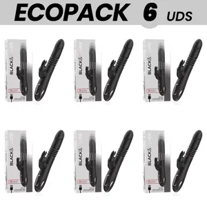 black&silver ECOPACK 6 gab. — Kenji stimulējošais vibrators, saderīgs ar WatchMe Wireless