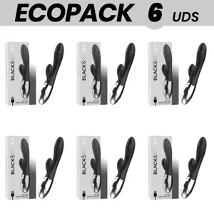 Black&Silver ECOPACK 6 шт. — Kaleb стимулирующий вибратор, упаковка из 6 единиц