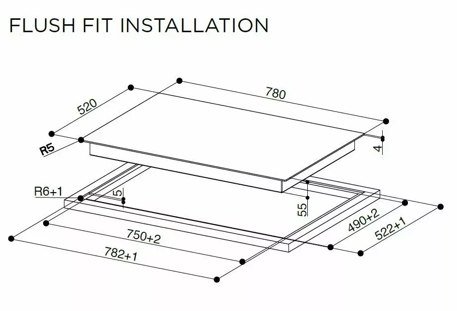 Faber FCH 84 KL встраиваемая индукционная плита Photo 2