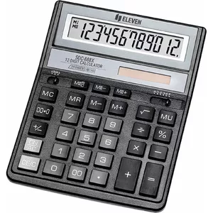 Kalkulator Eleven Eleven Kalkulator SDC888XBK, czarna, biurkowy, 12 miejsc