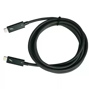 Thunderbolt kabelis QNAP CAB-TBT315M-40G 1.5 m 40 Gbit/s Melns