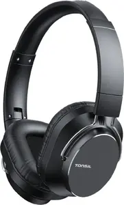 Bezvadu austiņas Tonsil R65BT ANC Black — aktīva trokšņu slāpēšana, Bluetooth