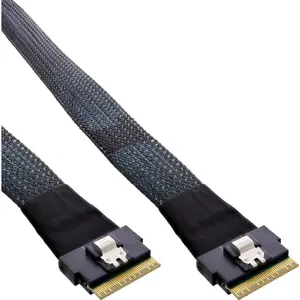 InLine Slim SAS cable SFF-8654 8X 48 Gb/s 1m