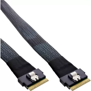 InLine Slim SAS cable SFF-8654 8X to SFF-8654 8X 48 Gb/s 0.5m