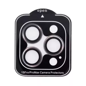 Защитное стекло для камеры extra digital для APPLE 15 Pro / 15 Pro Max — черное