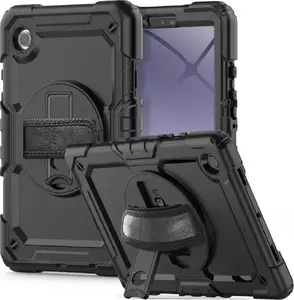 Protective case Tech-Protect Solid360 for Samsung Galaxy Tab A9 8.7, black