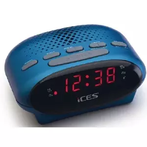 Ices ICR-210 Clock Blue