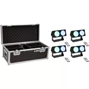 LED light bar EUROLITE CBB-2 COB RGB 4x — COB RGB LED strip, compact stage/ambient lighting